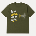 Unisex Regular Graphic Tee - Olive Green
