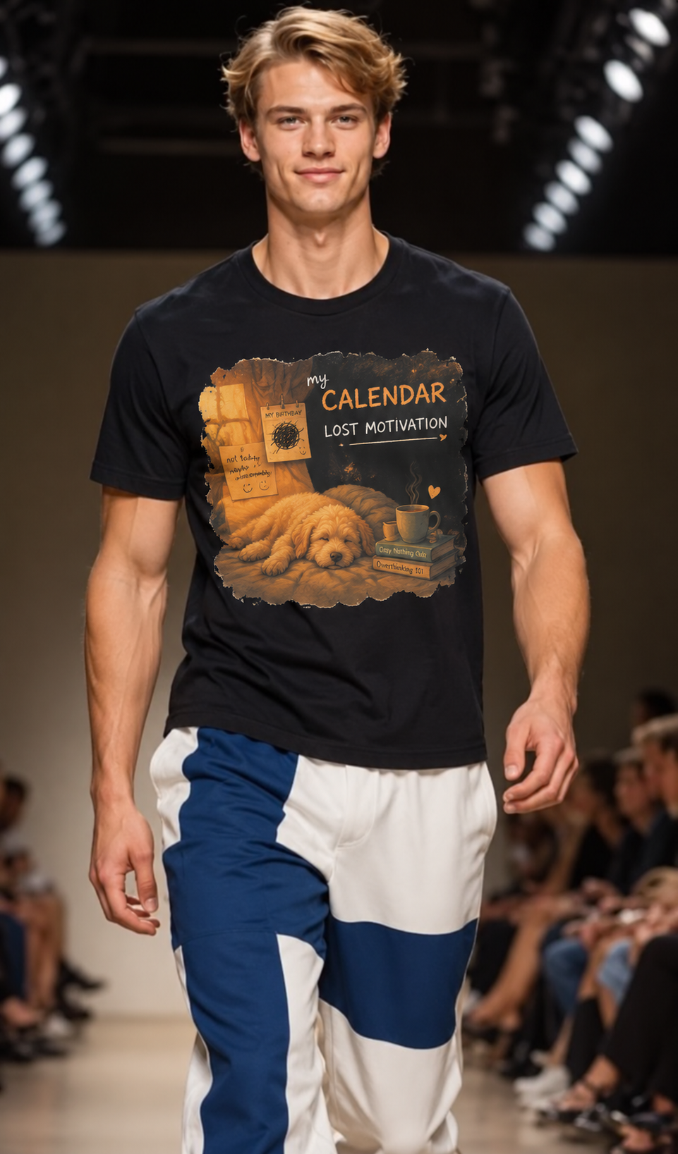 Calendar regular t-shirt - model (boy)