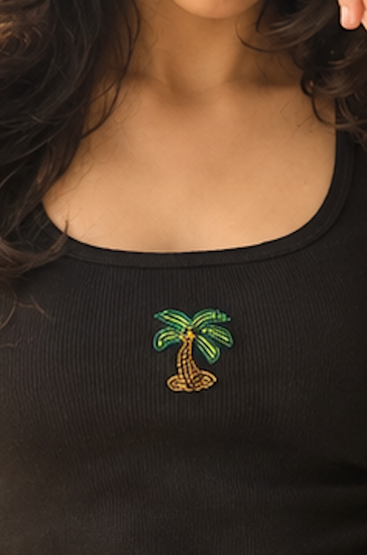Coconut Tree tank top - model 2