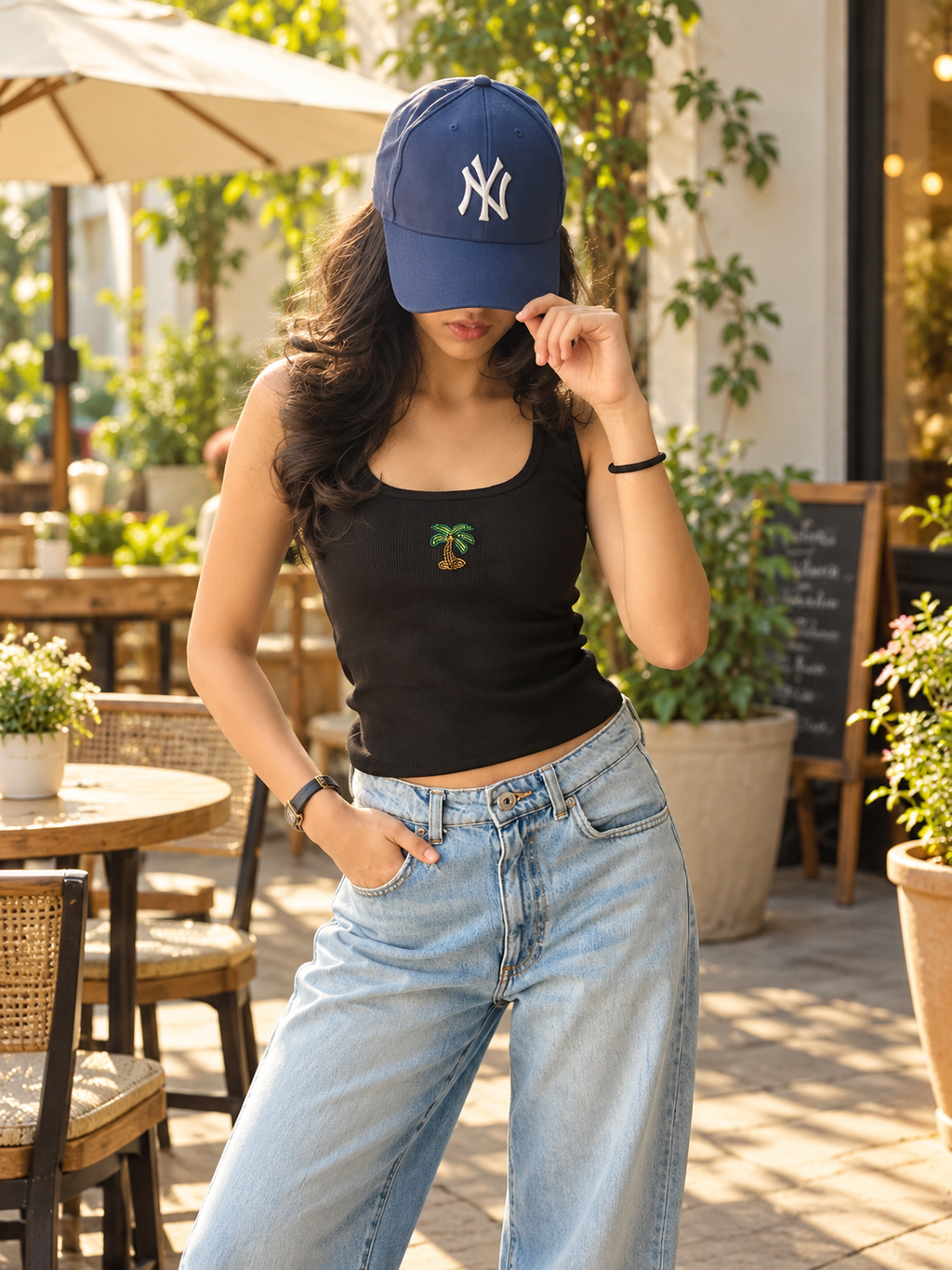Coconut Tree tank top - model 1