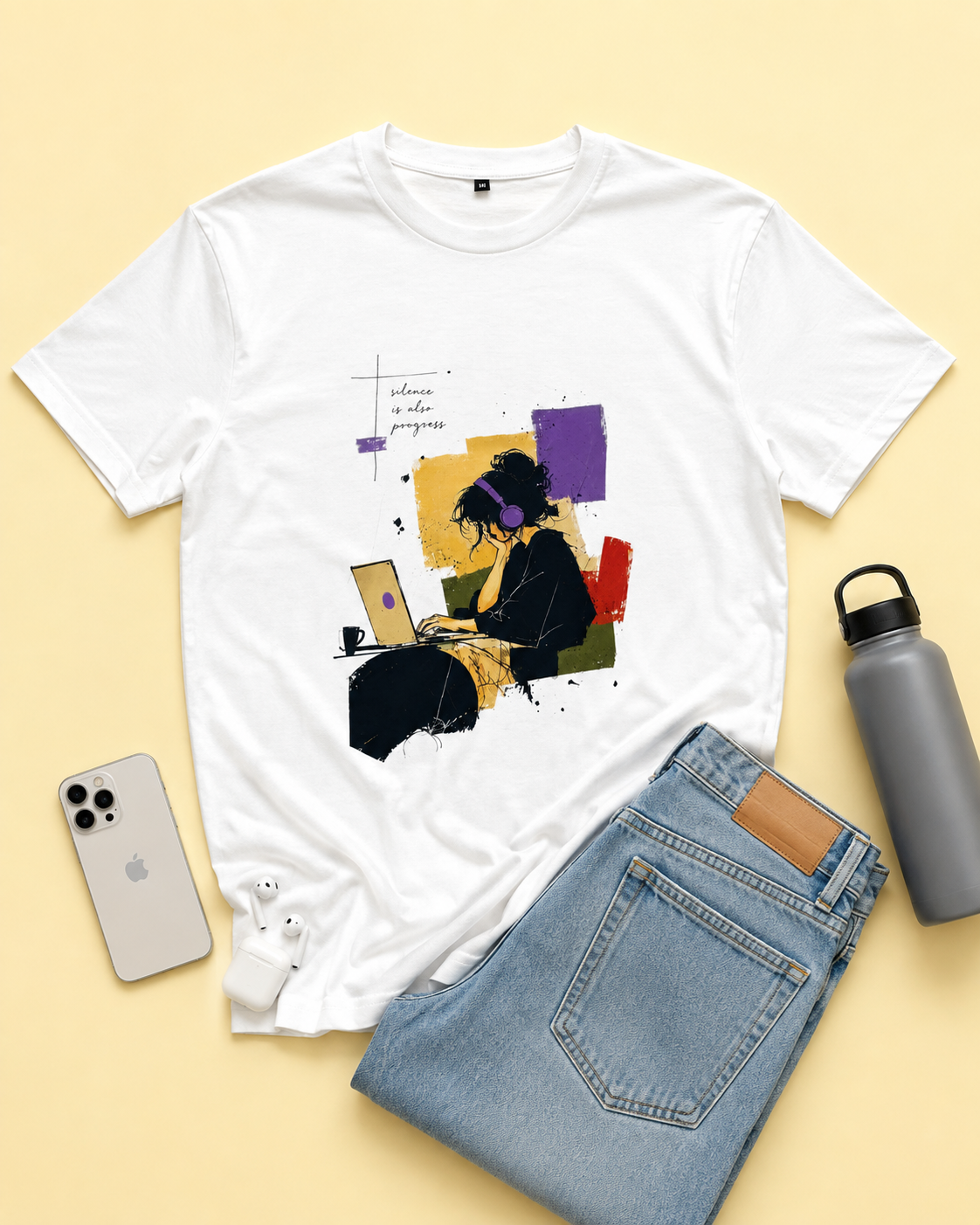 Silent Girl - Unisex Regular T-Shirt