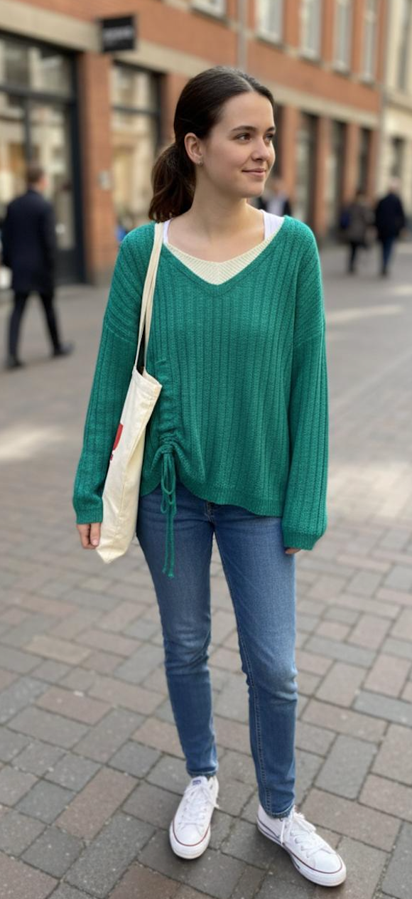 Green full sleeve top