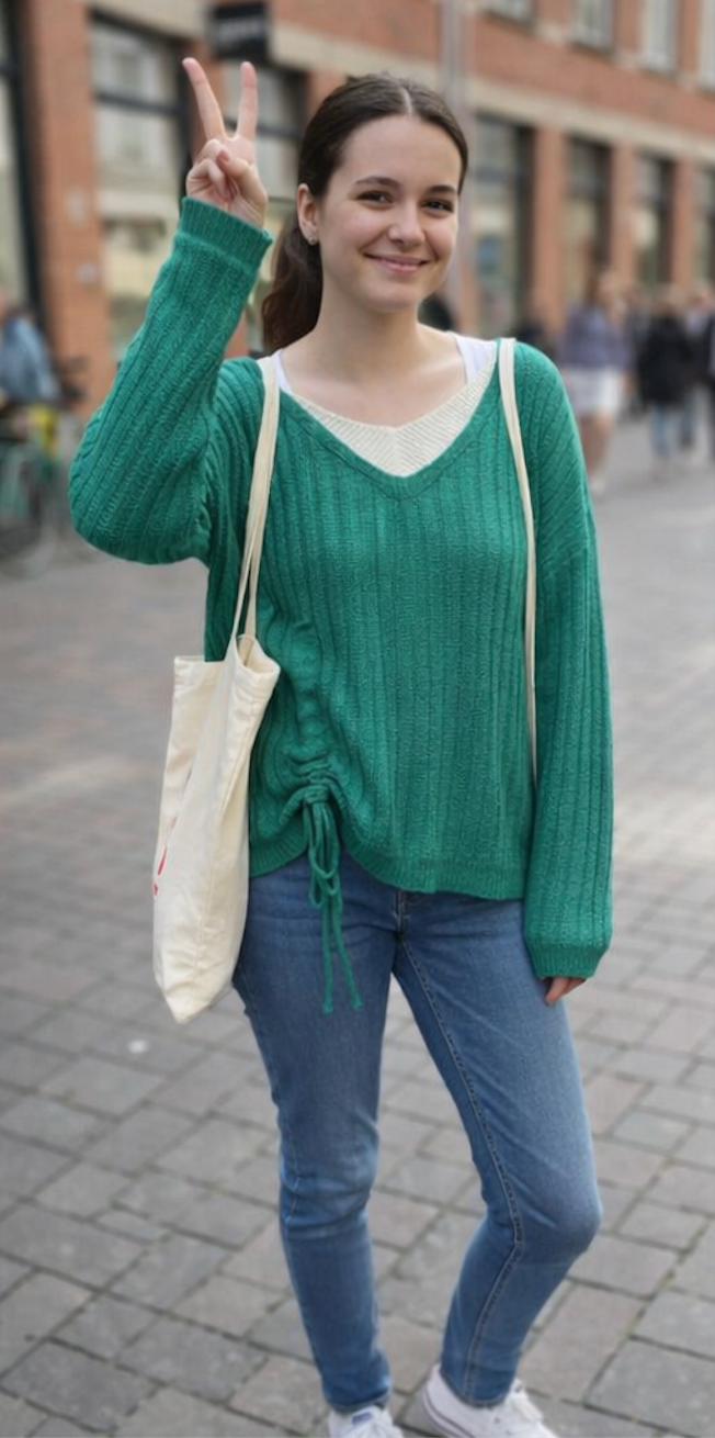 Green full sleeve top