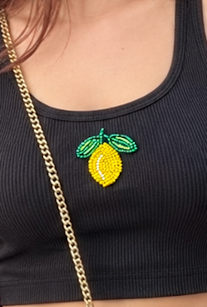 Lemon tank top - model 2