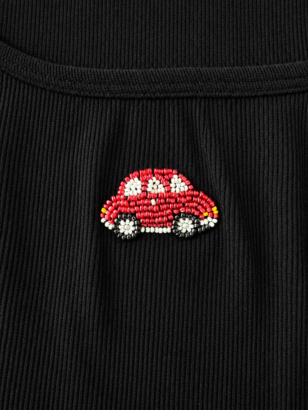 Mini Red Car tank top - flat lay