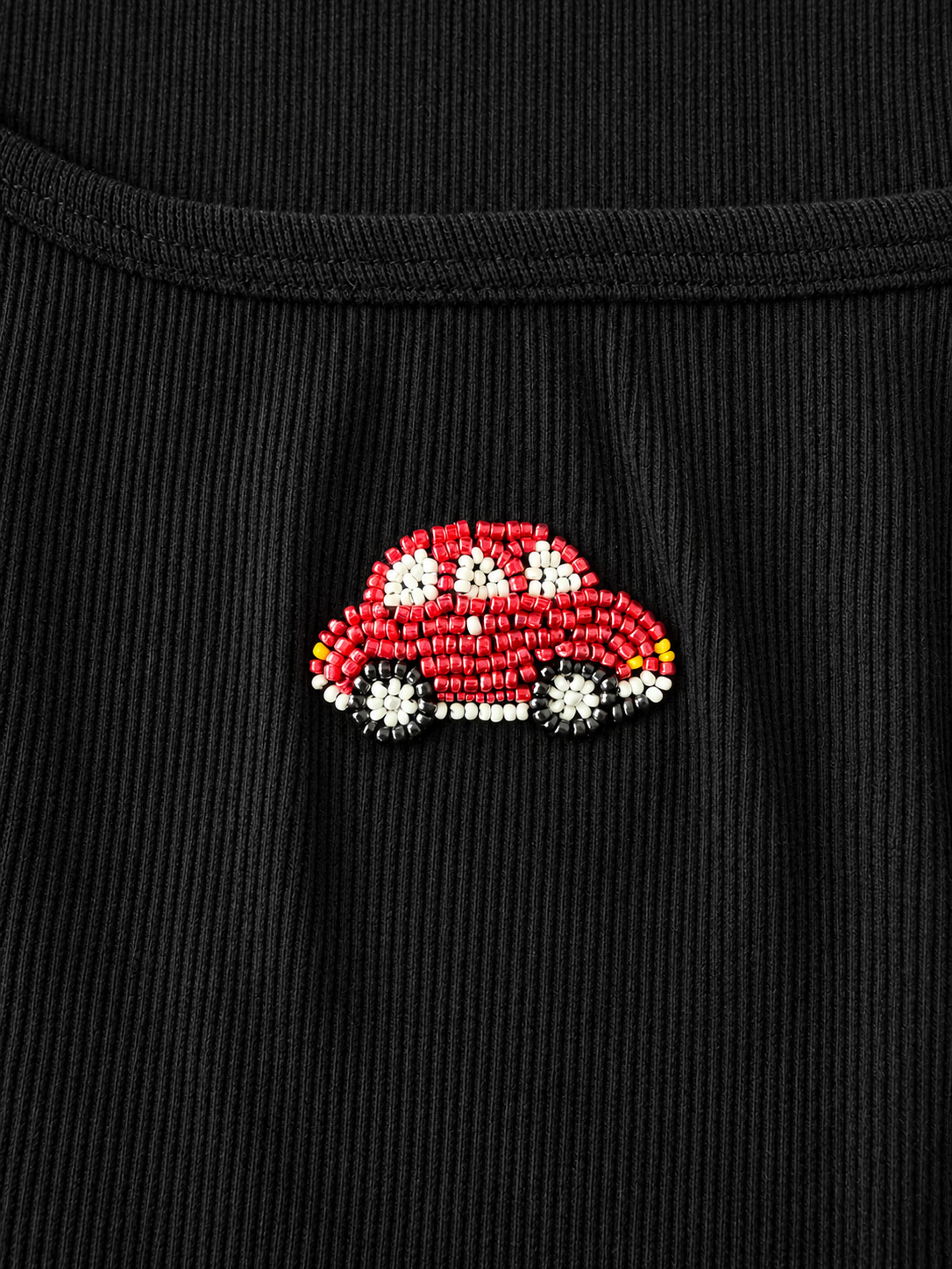 Mini Red Car tank top - flat lay