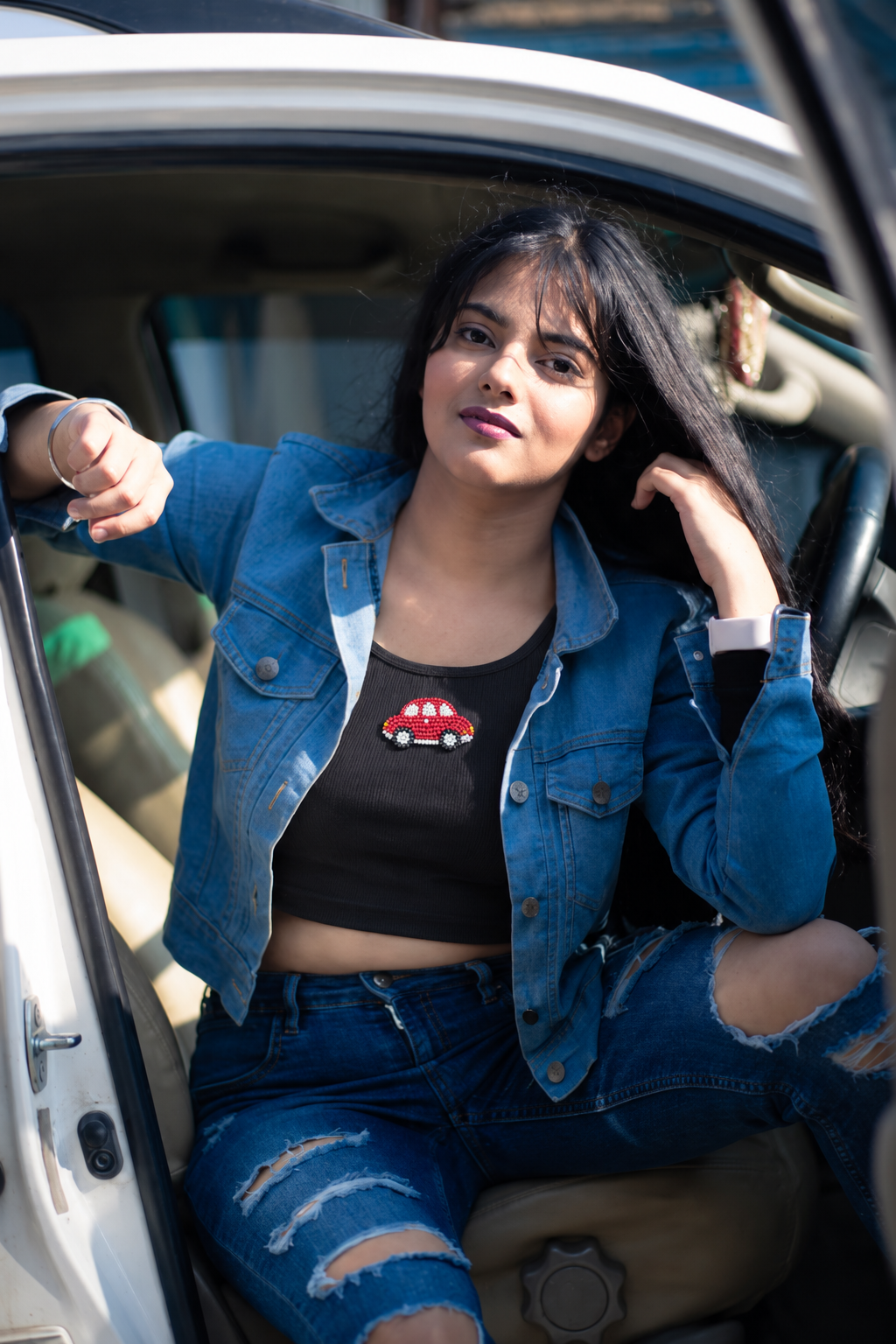 Mini Red Car tank top - model 1