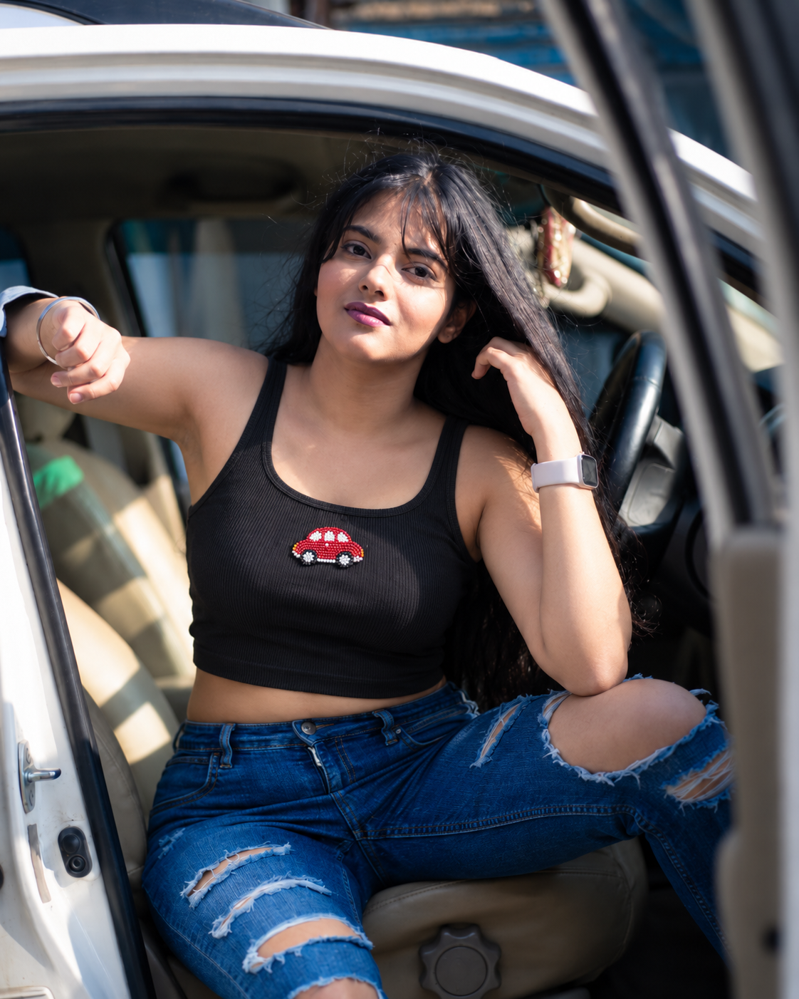 Mini Red Car tank top - model 2