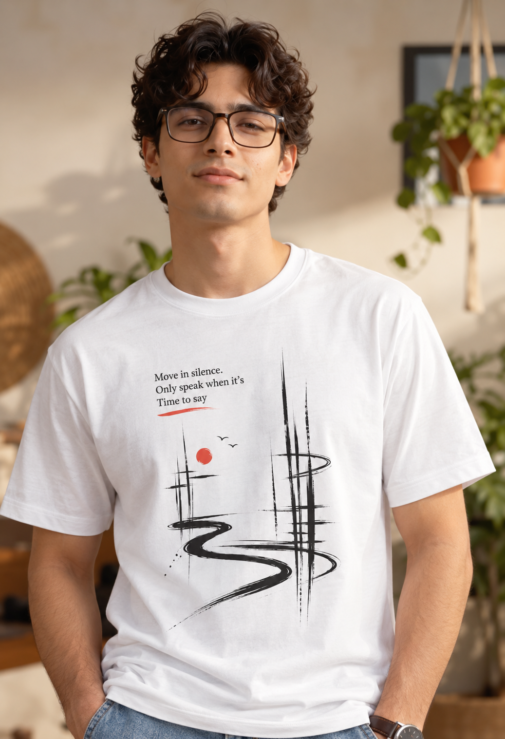 Move in Silence regular t-shirt - model (boy)