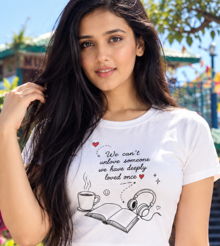 Musafir crop tee - model 2