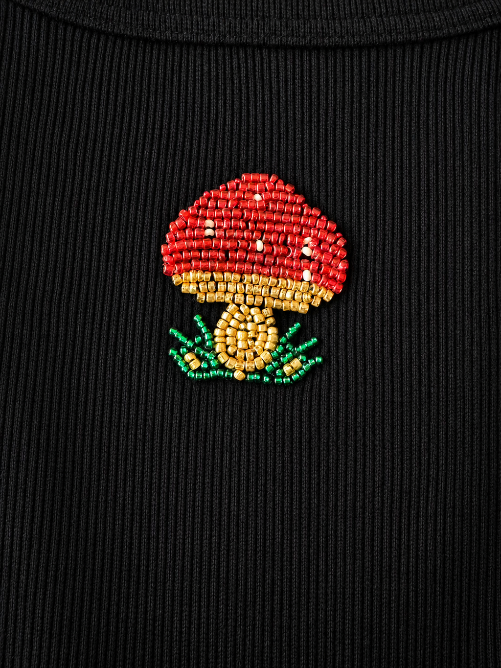 Mushroom tank top - flat lay