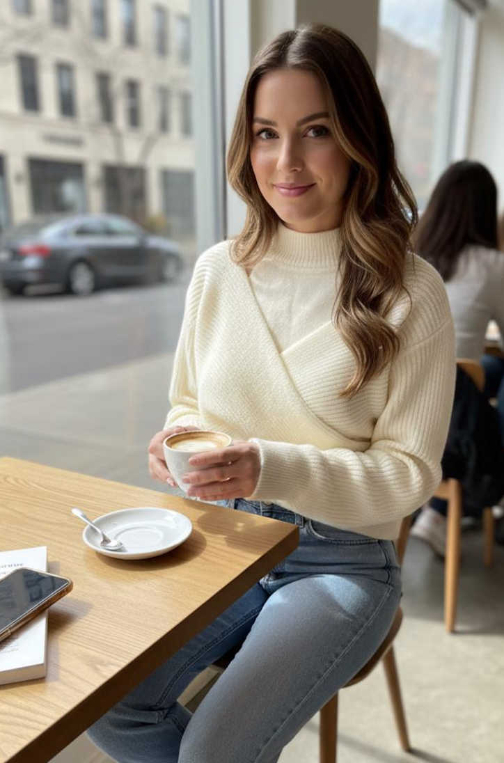 Pastel yellow two piece top