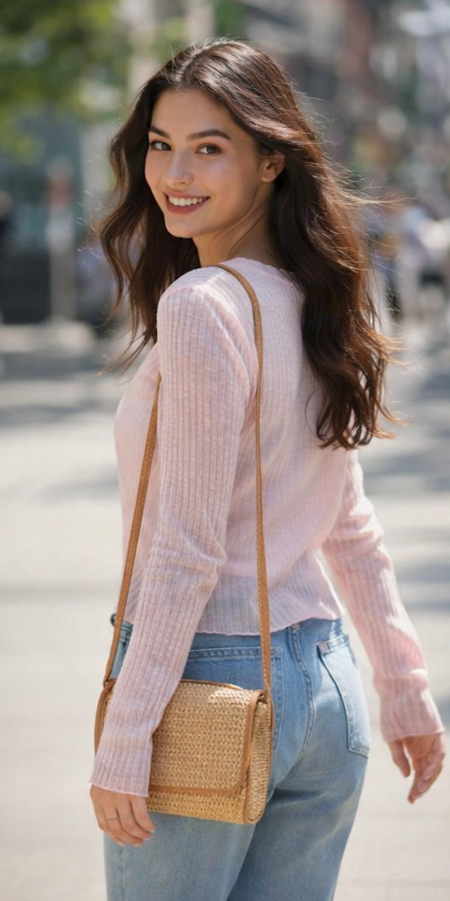 Pink full sleeve top