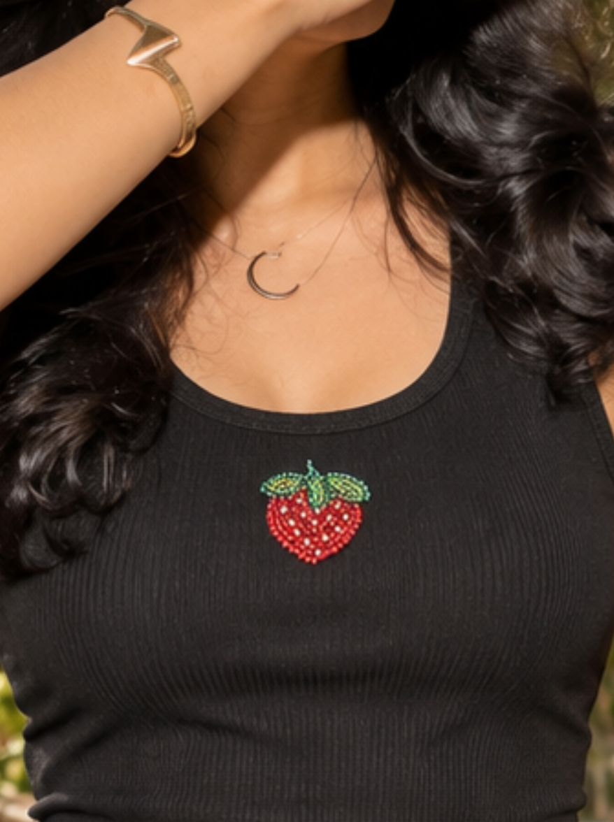 Strawberry tank top - model 2