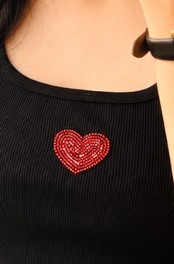 Red Heart tank top - model 2