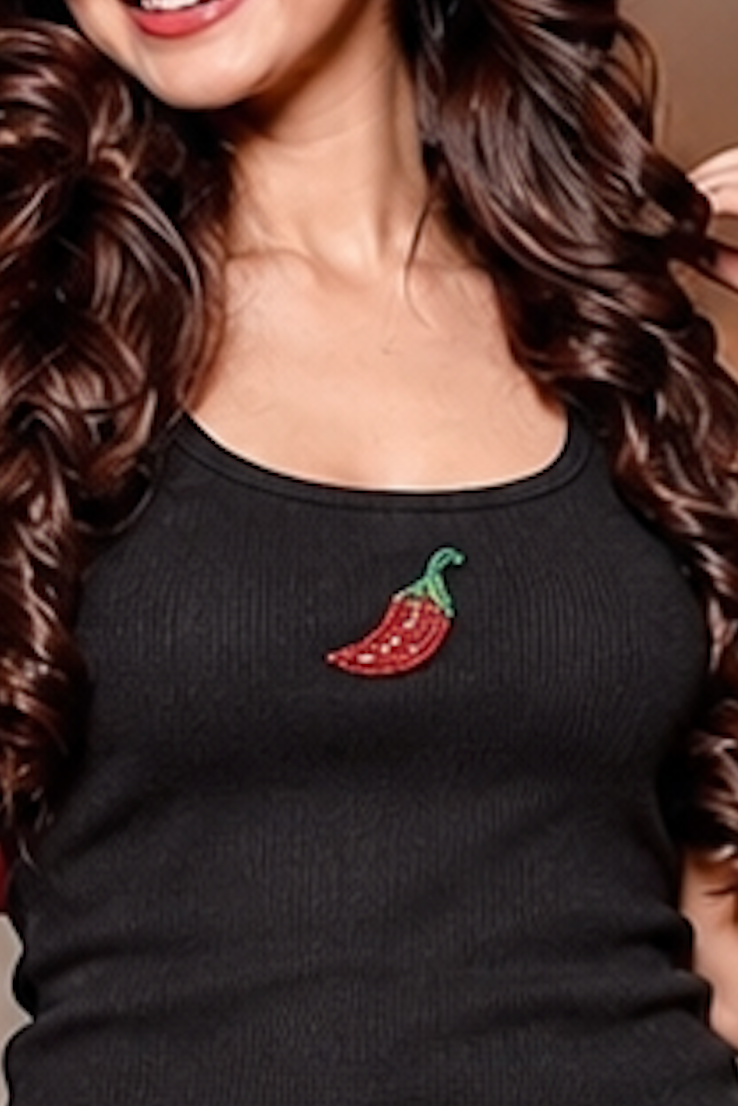 Red Chilly tank top - model 2