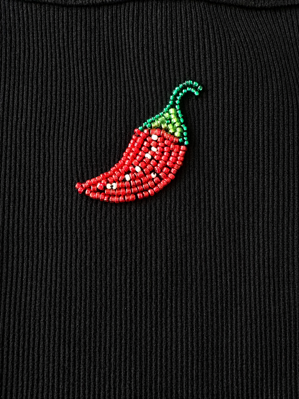 Red Chilly tank top - flat lay