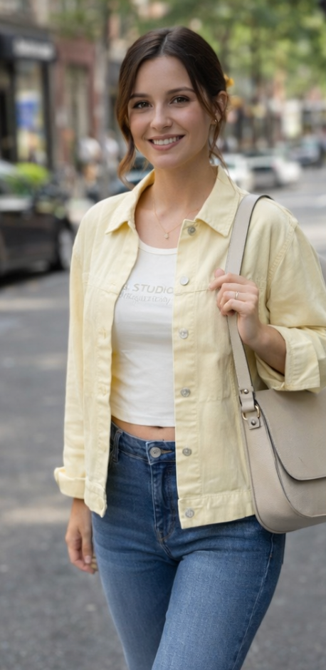 White top and Yellow Shirt