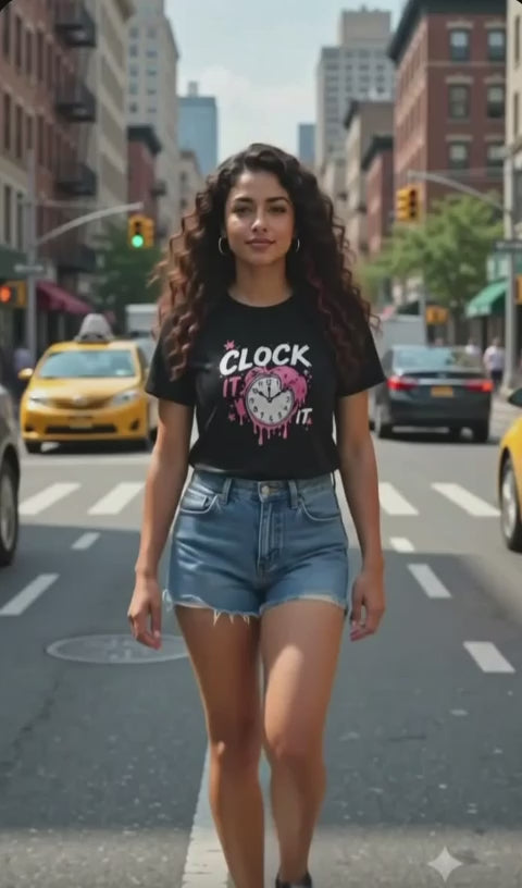 Clock It crop tee - video