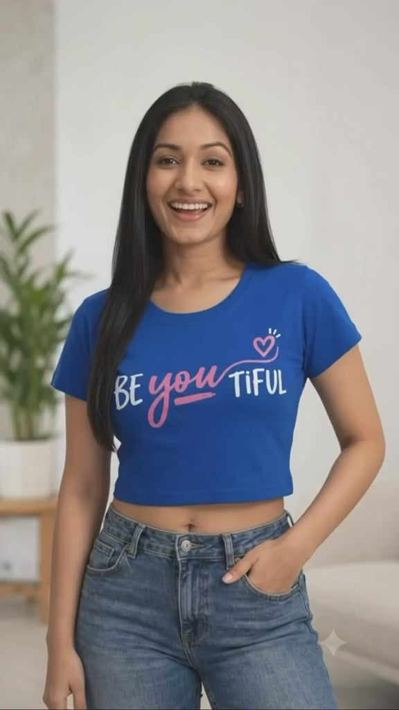 BeYOUtiful crop tee - video
