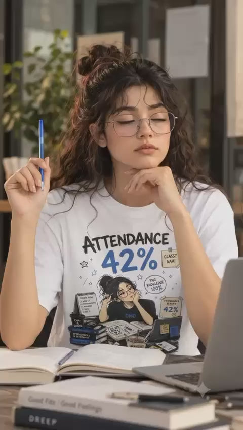 Attendance oversized t-shirt - video