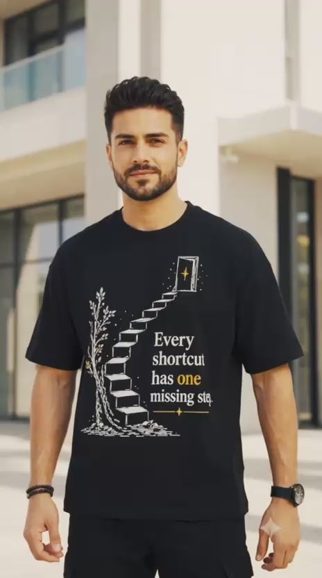 Missing Step oversized t-shirt - video